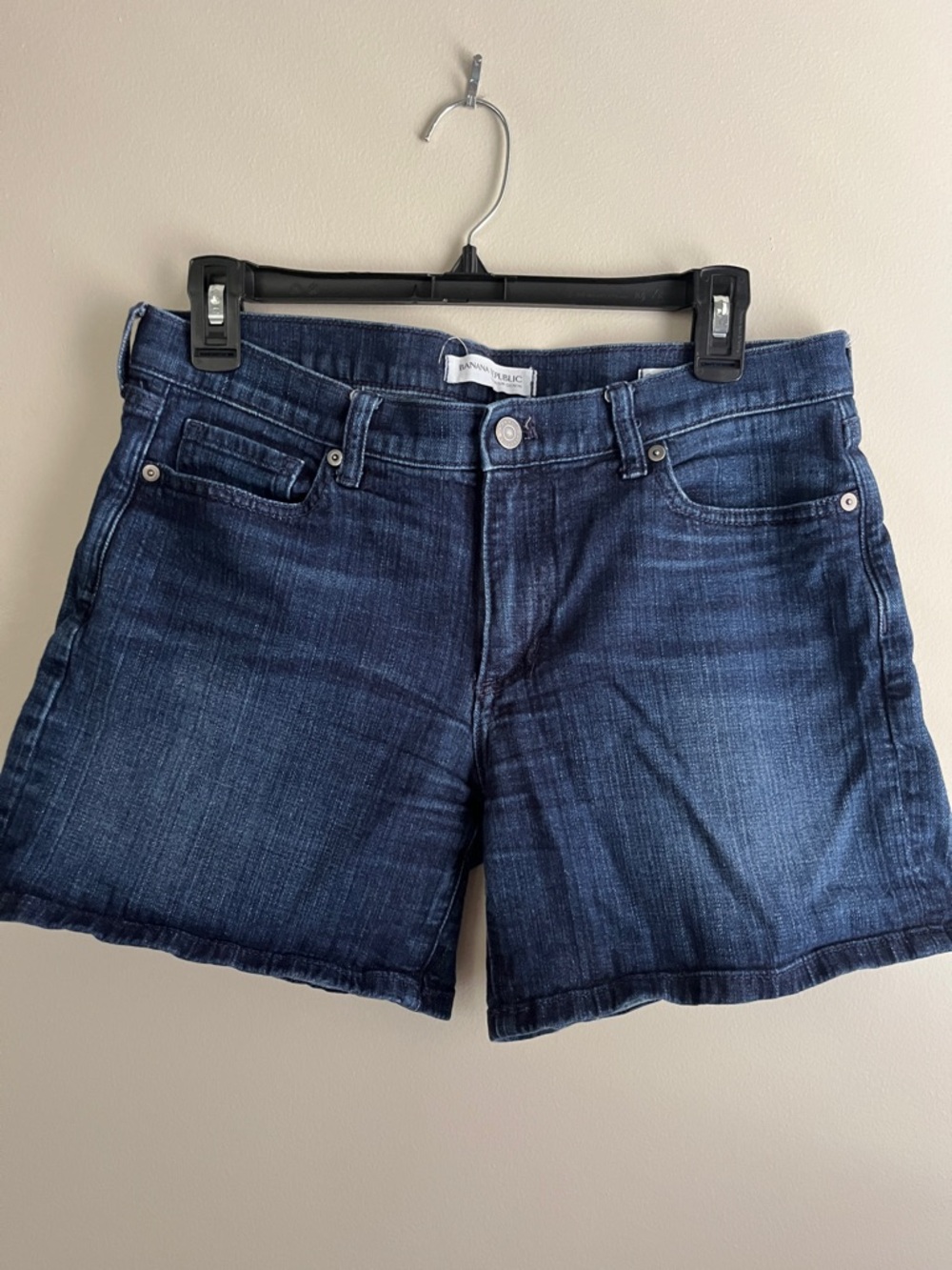 Banana Republic Dark Indigo Denim Jean Shorts